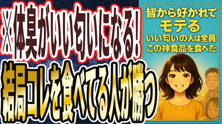 【いい匂い】「周りから好かれまくる「いい匂い」の人は全員、「この神食品」を食べていました…」を世界一わかりやすく要約してみた【本要約】